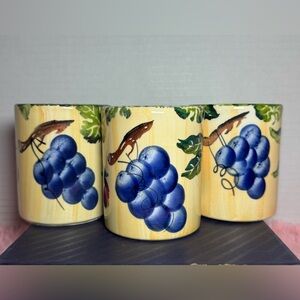 Dansk Italian Ceramic Mugs Set